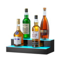 LumeBar LED Liquor Bottle Display Shelf - 2 Tier, App + Remote Control